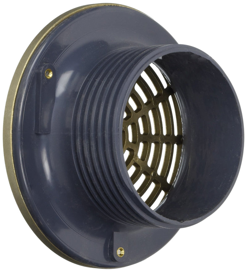 Soux Chief 832-4HNR Finish Line Adjustable Floor Drain Schlage 40 Hub Connection, 6 1/2"