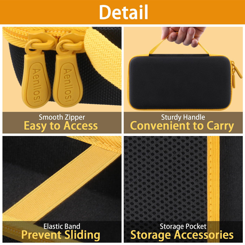 Aenllosi for Fluke 15B+/17B+ Digital Multimeter Hard Case,Fluke Volt Meter Organizer (Case Only)