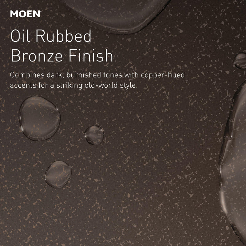 Moen YB2286ORB Brantford Collection Traditional Single Post Bathroom Hand Towel Ring, Oil-Rubbed Bronze Оne Расk