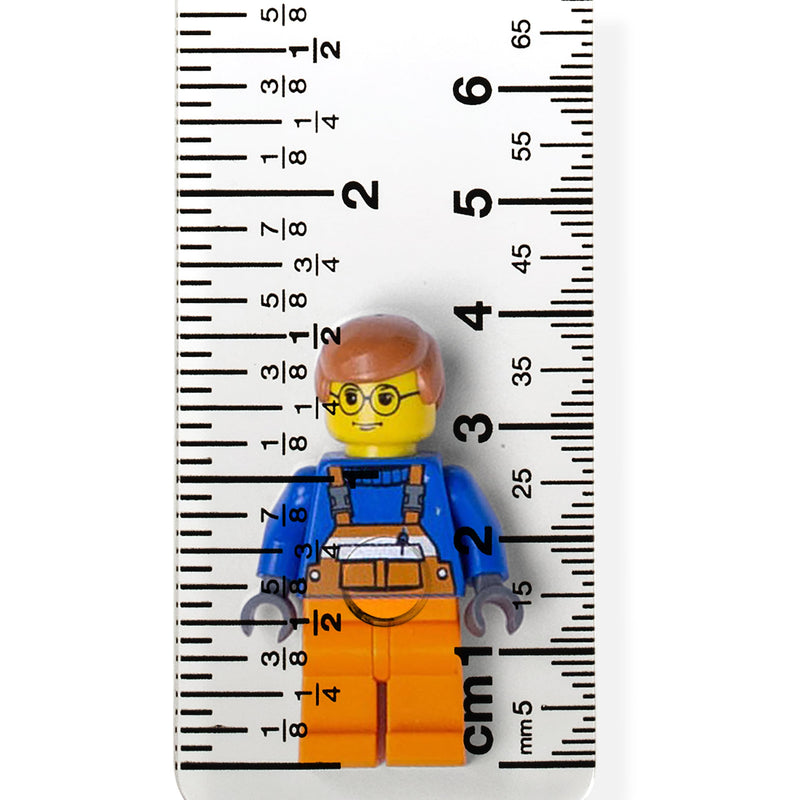 12 Inch Easy Read Ruler, Clear Flexible, Bendable, Shatterproof, Ruler (12 Pack) 12 inch (12 Count)