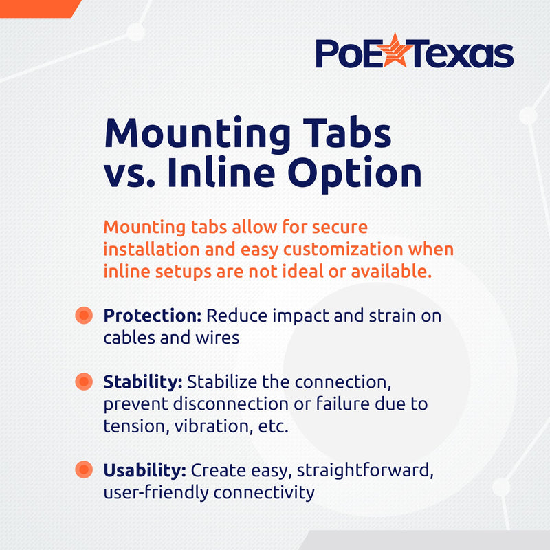 PoE Texas 12 Volt PoE+ - IEEE 802.3at - Splitter Splits Power Over Ethernet to 12v DC & Gigabit Data with Opto-Isolation Protection for 12v 25w Devices, Tablets, Single Board Computers, PTZ Cameras