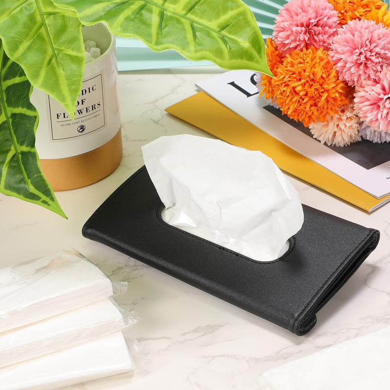 Mudder 8 Pieces Car Tissue Refills, Car Napkin Holder Refill Facial Auto Visor Travel Tissues, 3-ply 30 Sheets/pack, Soft and Smooth