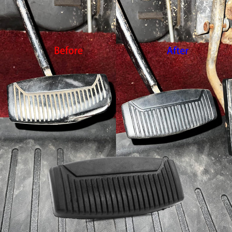 Brake Pedal Pad, Brake Pedal Cover Replacement Compatible with Ford F150 F250 F350 F450 F550 Explorer Expedition Ranger E100 E150 E250 E350 E450 E550 Excursion (for Automatic Trans Only)