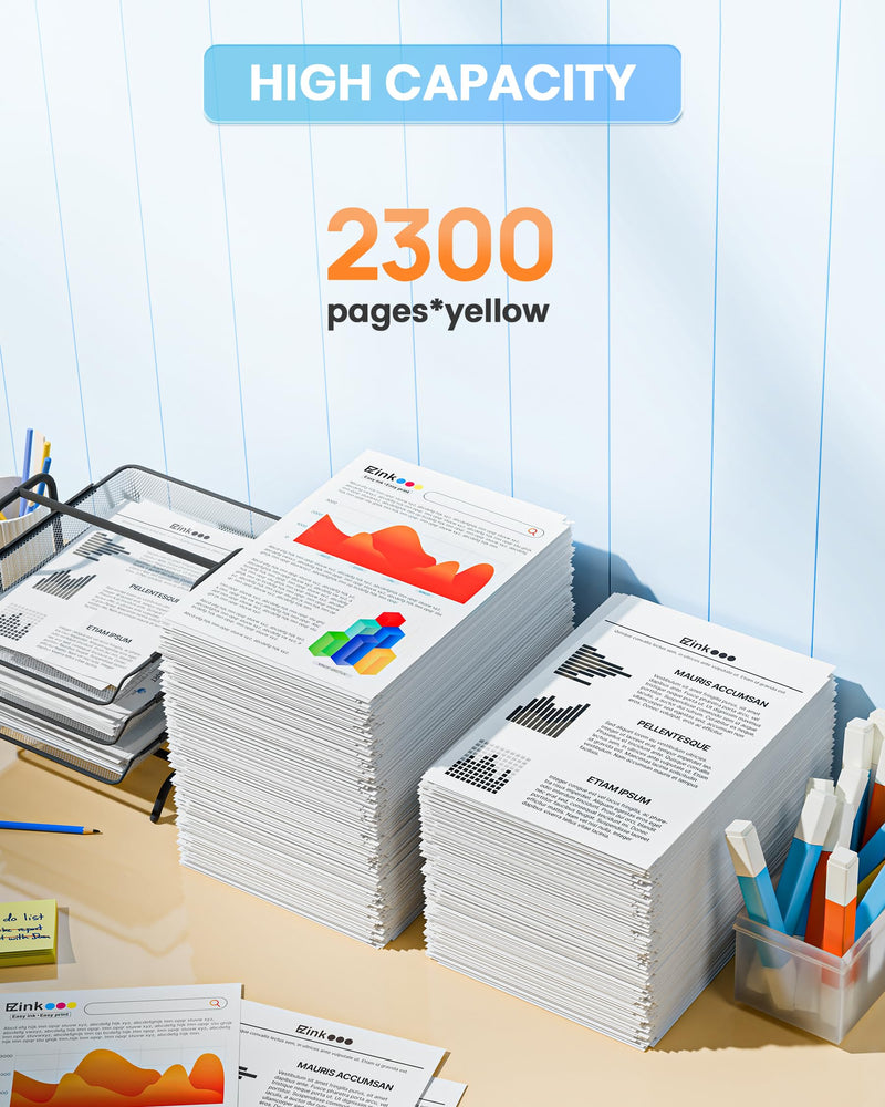 E-Z Ink Compatible Replacement for Brother TN229XL Toner Cartridges 1Yellow | Compatible with MFC-L3720CDW MFC-L3780CDW HL-L3220CDW HL-L3280CDW HL-L3300CDW Printer (TN229XL-1 Yellow)