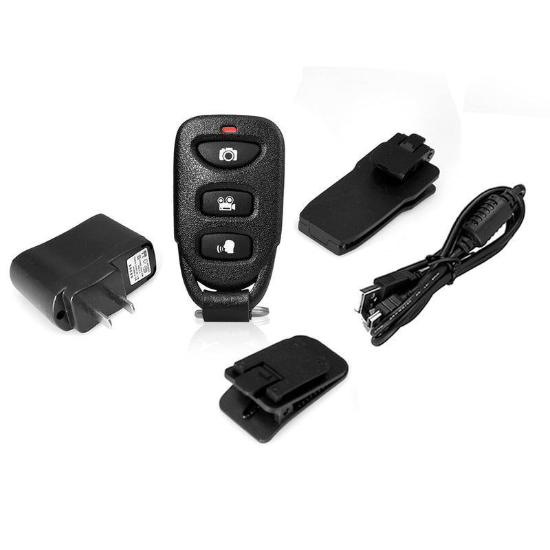 Pyle Updated Wireless Camera, Compact Security Wireless Cams, Audio Video Recording, Night Vision, Rechargeable Batteries, Memory 16GB LCD Display, Splash Proof Water Resistant, Police Camera