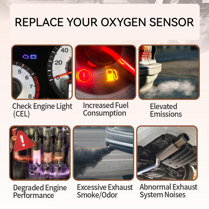 234-4568 234-5055 Upstream Downstream O2 Sensor Replacement O2 Oxygen Sensor Compatible with Hyundai Accent Veloster 1.6L 2012-2017 Kia Rio Soul 1.6L 2012-2018