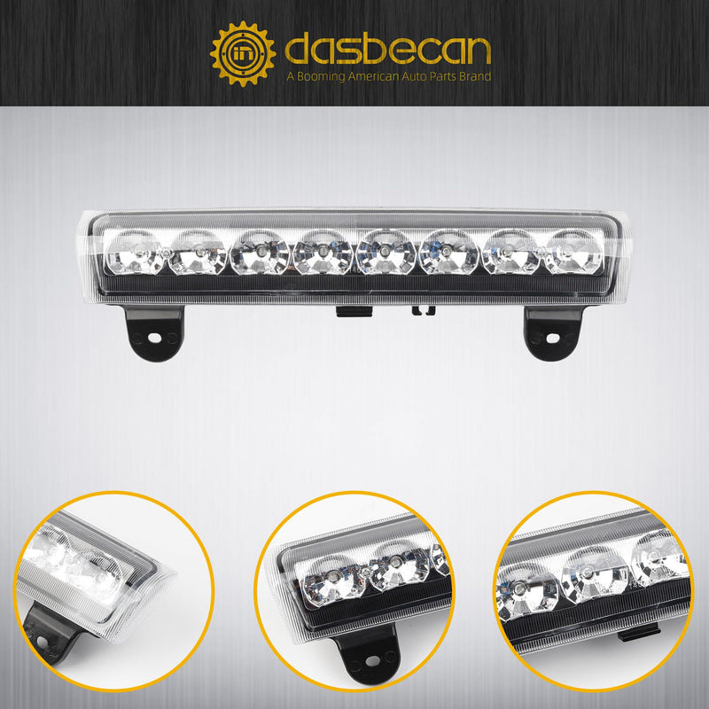 Dasbecan LED 3rd High Mount Brake Light White Carge Light Compatible with 2000-2006 Chevrolet Suburban 1500/2500 Tahoe GMC Yukon 1500/2500 Replaces# 15170955 923-203 GM2890107