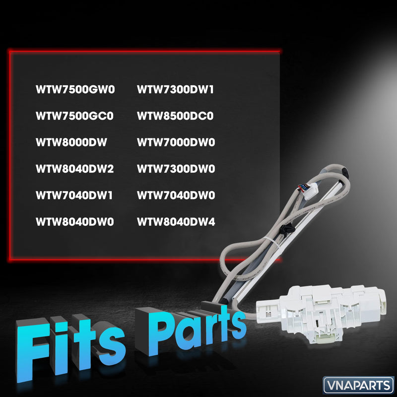 WTW7500GW0 WTW7500GC0 WTW8000DW WTW8040DW2 WTW7040DW1 WTW8040DW0 WTW7300DW1 WTW8500DC0 Washer Door Lid Lock Latch Switch Replaces For Whirlpool Cabrio WTW7000DW0 WTW7300DW0 WTW7040DW0 WTW8040DW4