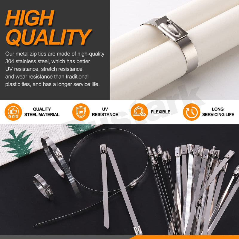 37Pcs 4" 8" 14" Automotive CV Joint Boot Clamp Pliers with 304 Stainless Steel CV Joint Boot Band Clamps Adjustable Assortment Kit Axle Clamp Tool for Auto, ATV