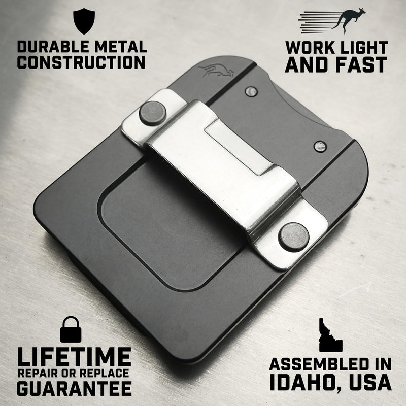 Holstery TapeMaster | Clip-On Tape Measure Holder - Low-Profile Measuring Tape Holster for Your Belt, Tool Bags, Pockets, or Pants TapeMaster Pro