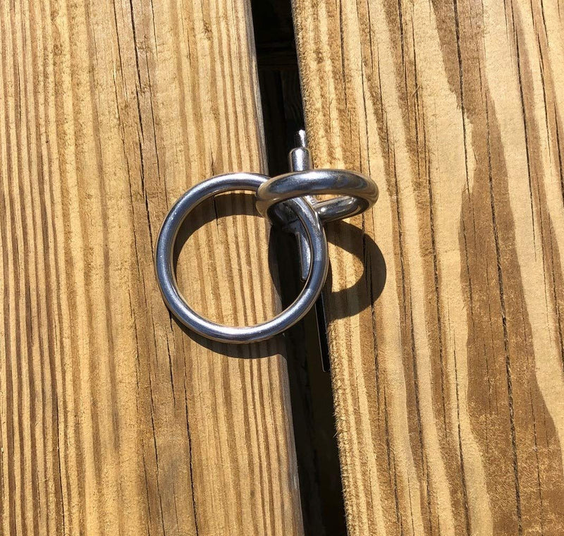 US Stainless Portable Dock Cleat 316 Stainless Steel with O-Ring for Fenders, Bumpers, Mooring Line Marine Grade