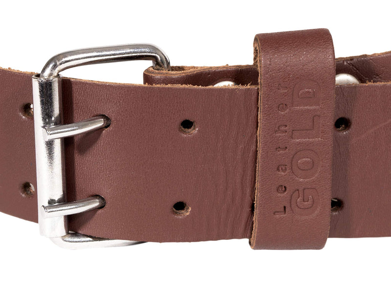 Padded Tool Belt 2106, 2.5 Inches Wide, Double Prong Buckle and 2 Hole Rows, Comfortable Mesh and Foam Padding