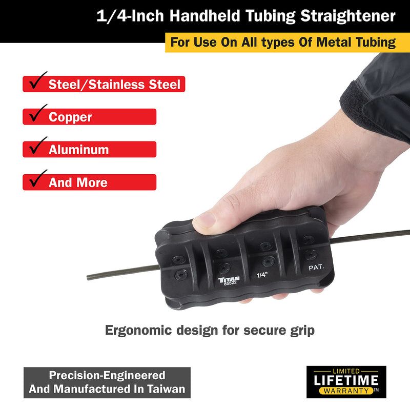 Titan 85522 1/4-Inch Handheld Tubing Straightener