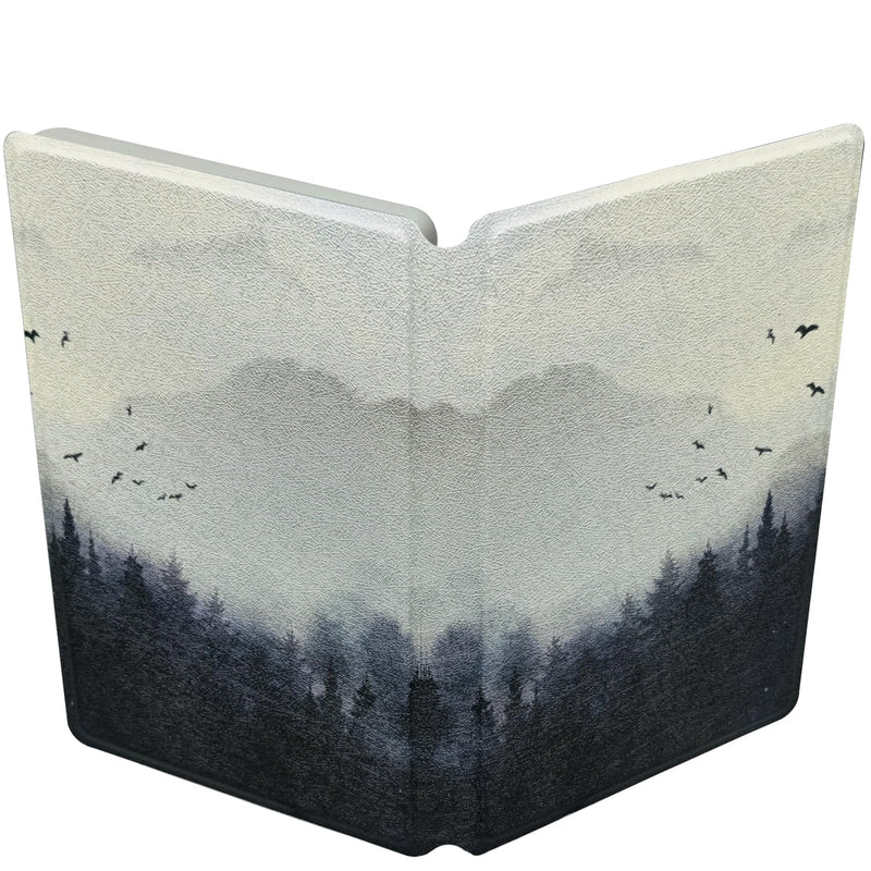 Magnetic Case Compatible with Xteink X4 4.3 Inch E-Book Reader, Ultra Thin Lightweight Leather Protective Cover with Magnetic Closure (Misty Forest) Misty Forest