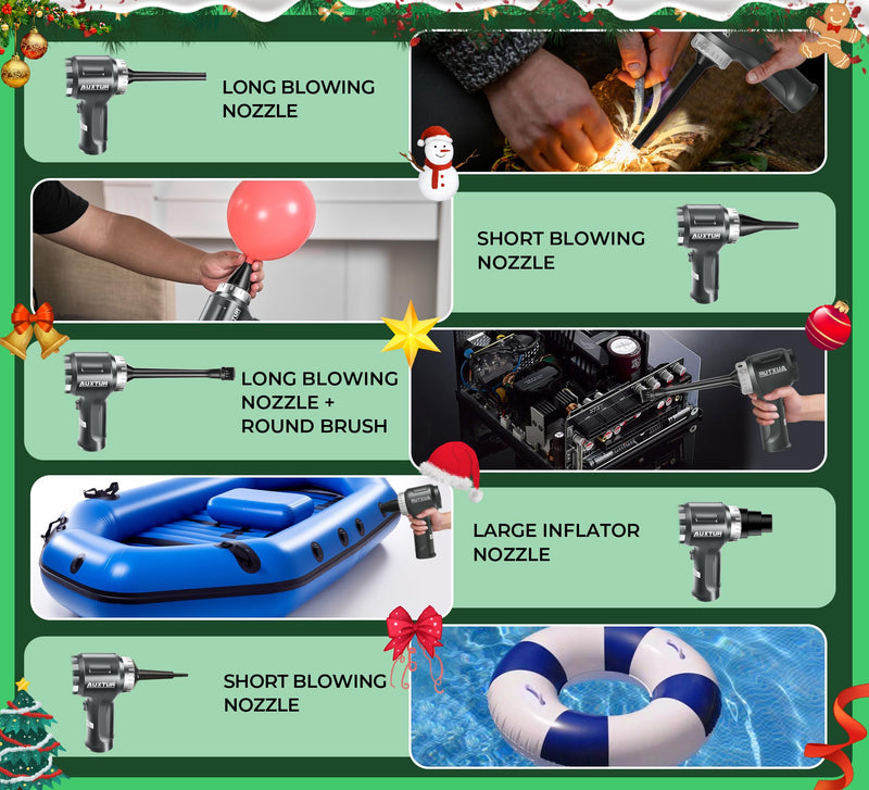 Handheld Vacuum Cordless-3 in 1 Car Vacuum Cleaner High Power-Brushless Motor 12000PA,Super Suction Power Vacuums-Cable-Small, Portable and Rechargeable Cleaner for Car Black Gray
