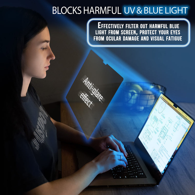 EZ-Pro Screen Protector Anti-Blue Light Magnetic Screen Protector for 13-inch MacBook Air (M2 Chip, 2022-2023) - Guards Against Glare and Fingerprints Compatible with 13 inch Macbook Air M2 Chip