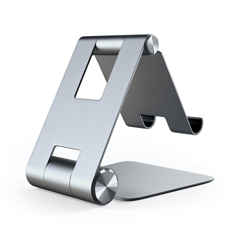 Satechi R1 Multi-Angle Foldable Tablet Stand, Compatible with iPad Air/Pro M4/M3, iPad mini, iPhone 17 and More - Space Gray