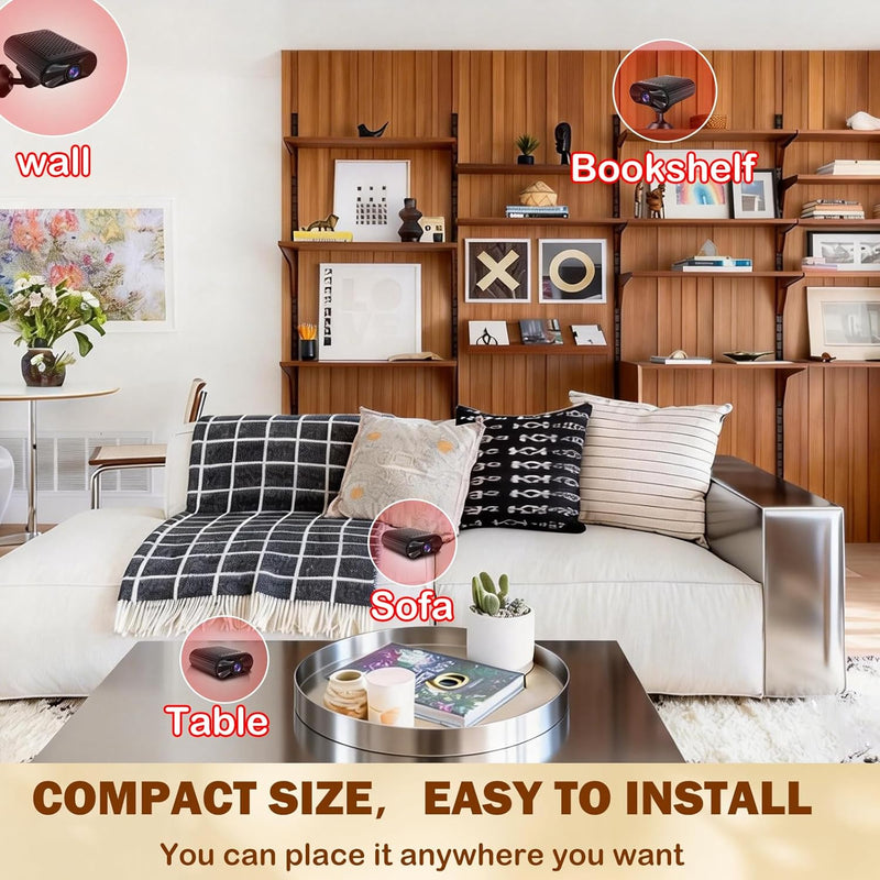 Spy Camera 1080P Indoor Hidden Camera Wireless, Mini Cameras, Home Security Cameras with Motion Detection, Night Vision, App Control Door SpyCamara