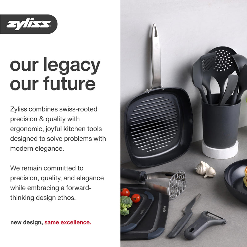 Zyliss Classic Rotary Cheese Grater - NSF Restaurant Certified Handheld Grater - Can be used for Hard Cheese, Chocolate & More - With Comfortable Handle & Easy-to-Clean Drum - White Restaurant Cheese Grater