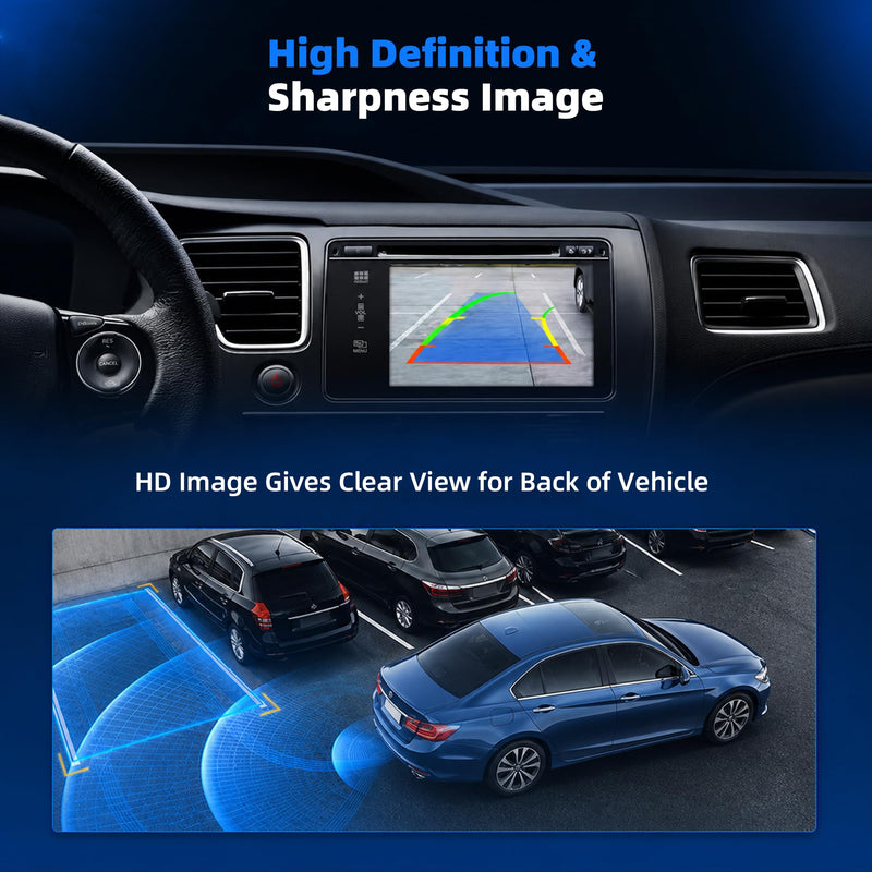 84543080 Backup Camera Compatible with Chevy Malibu 2023 2024 1.5L 4Cyl, Rear Camera Reverse Parking Assist Installation Monitor Systems Replaces# 42861580 Only Camera