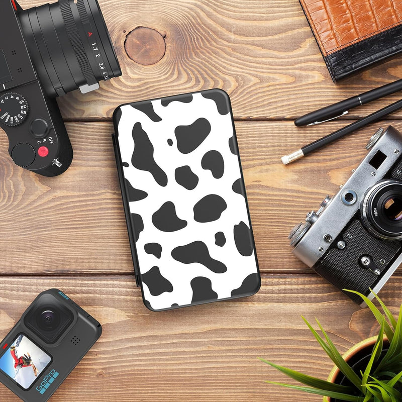 HEIYING SD Card Holder for Memory SD Card and Micro Card, Portable SD Card Holder SD SDHC SDXC TF Card Storage with 20 SD Cards Slots & 20 Micro SD Cards Slots. Cow