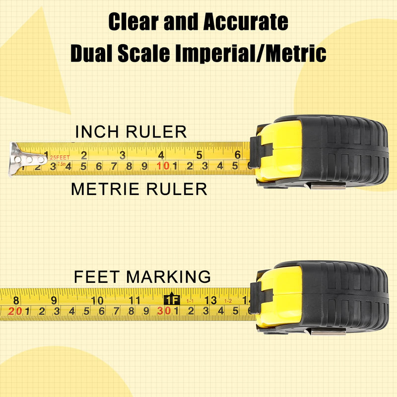 Fathers Day Grandpa Gifts from Granddaughter Grandson - Ideal Father's Day Birthday Grandparents Day Gifts for Grandpa Grandfather from Grandkids - Funny Engraved Tape Measure 25 FT Ideas Grandpa Tape Measure