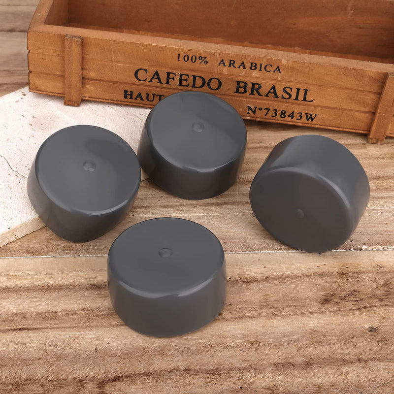 Bearing Caps, 4 Pack 1.98 Inch Grey Rubber Dust Trailer Wheel Hub Grease Cap Rubber Dust Buddy Cover Caps for Boat Trailer Wheel Buddies