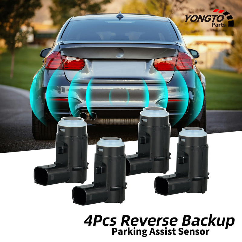 9L3Z-15K859-D 4Pcs Reverse Backup Parking Assist Sensor Compatible with Ford F-150 2009-2014 Replace OE 9L3Z15K859C