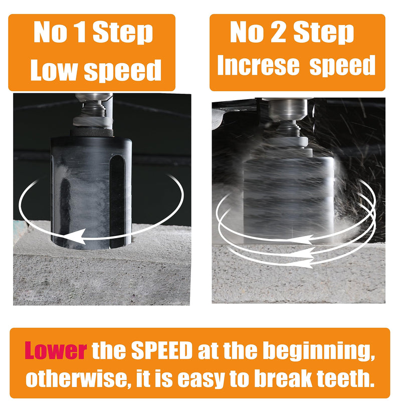 1-3/8” Deep Carbide Tipped Hole Saw for Thick Wall Roof 6.6” Cutting Depth for Multiple Purpose Hardy Plank Wood MDF Soft Wall Tile deep0 (35mm)1-3/8"