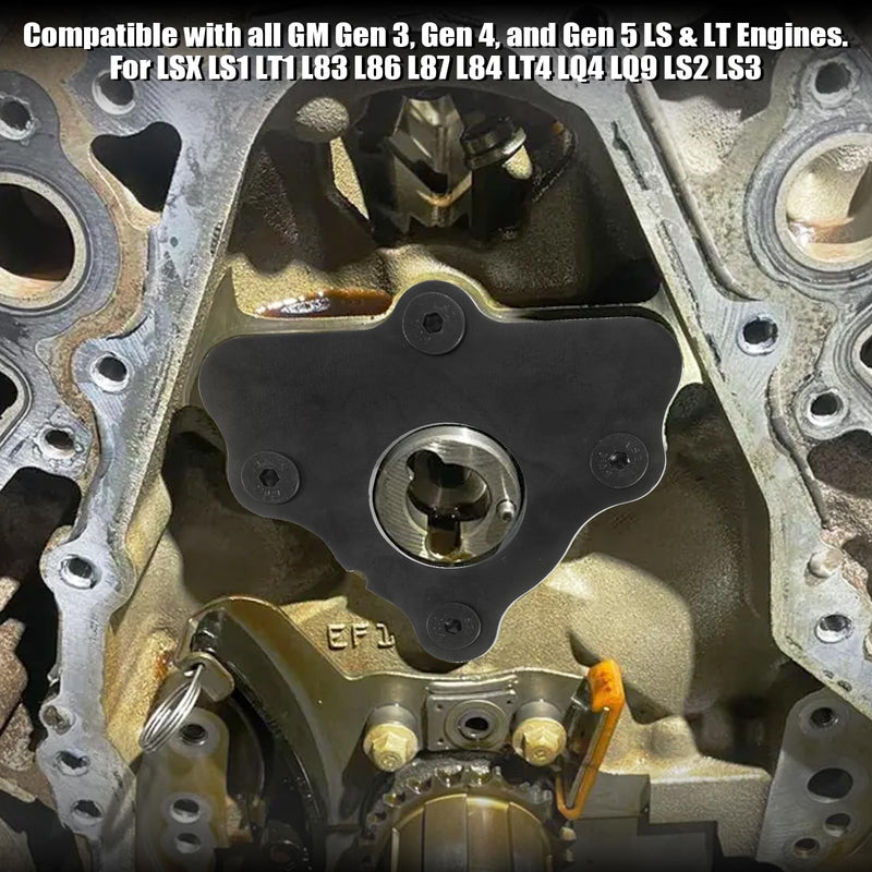 LS Camshaft Retainer Plate Gasket Bolt Kit - Compatible with Gen III IV V GM LS/LT Engines (LS1/LS2/LS3/LT1/LT4) 4.8L 5.3L 6.0L 6.2L Vortec