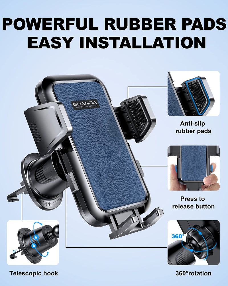 GUANDA TECHNOLOGIES CO., LTD. Cell Phone Holder for Car Vent Mount