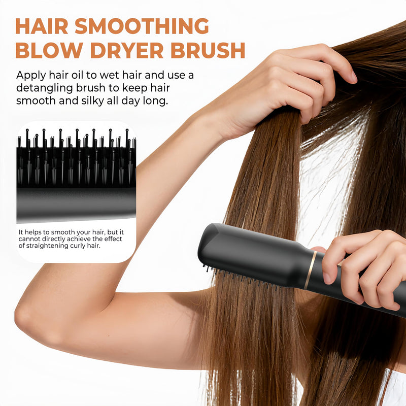  [AUSTRALIA] - UKLISS 5 in 1 Hair Air Styler Dryer Brush Set with Air Curlers for Women | Blow Dryer Hair Styling Tools Multi Styler Hairstyler Airstyler Hair Curler Straightening Volumizier Women Gifts Black