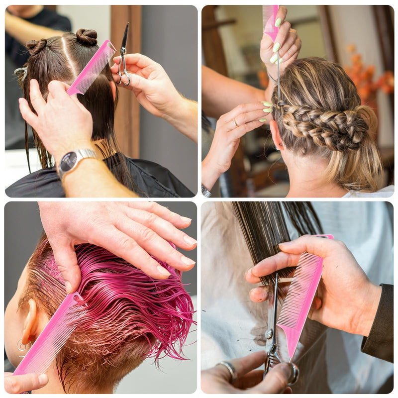  [AUSTRALIA] - 24Pcs Foam Hair Rollers for Women, Heatless Sponge Rollers for Hairsleeping, Short Thin Mediumhair, Foam Sponge Hair Roller, and 1 Rat Tail Comb for Hairdressing Styling(Pink)