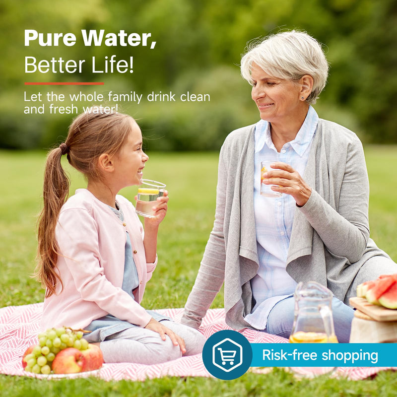 ICEPURE PPF001 Pitcher Water Filter Replacement for Pur CRF950Z, PPF951K, PPT700W, CR-1100C, DS-1800Z, CR-6000C, PPT711W, PPT711, PPT710W, PPT111W, PPT111R Pitchers and Dispensers,4PACK 4 Count (Pack of 1)