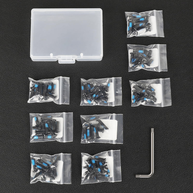 VOTATU Red Dot Mounting Screws Kit - 112 Pcs (28 Sets) Gunsmithing & Optics Screws, Include M3/M3.5/M4/#6-32/#4-40/#6-40/#6-48 (4 Pcs/Set) for Red Dot Sight & Plate Mounting