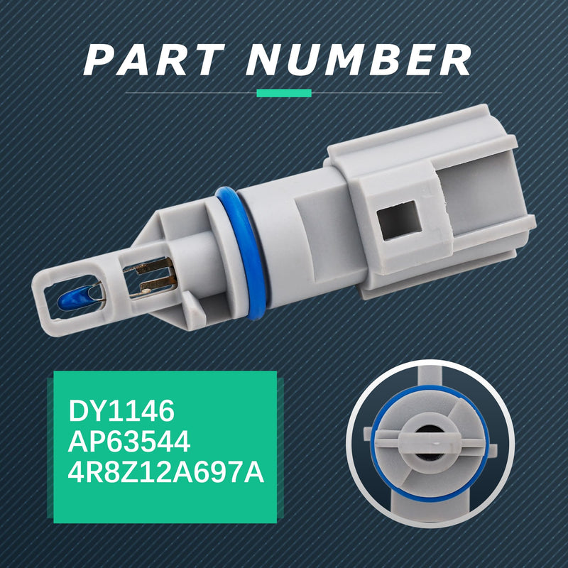 DY1146 Air Charge Temperature Sensor Intake Air IAT CACT Sensor Compatible with F250 F350 F450 F550 Power Stroke 6.7L Diesel 2011-2017, OEM# 4R8Z12A697A AP63544