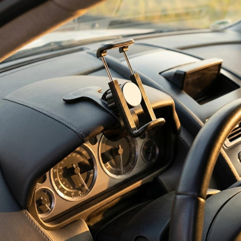 Dashboard Phone Holder Universal 360 with an Clip Design, Navigation, 1pc | Versatile Universal Car Phone Holder With An Easy Clip Design For Mounting On The Dashboard, Suitable For Gps Navigation