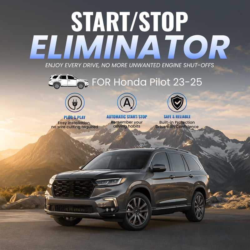 Auto Start Stop Eliminator for 2023-2025 Honda Pilot, Intelligent Engine Stop Disable Memory Module, Fits US and Canada Produced Models Only