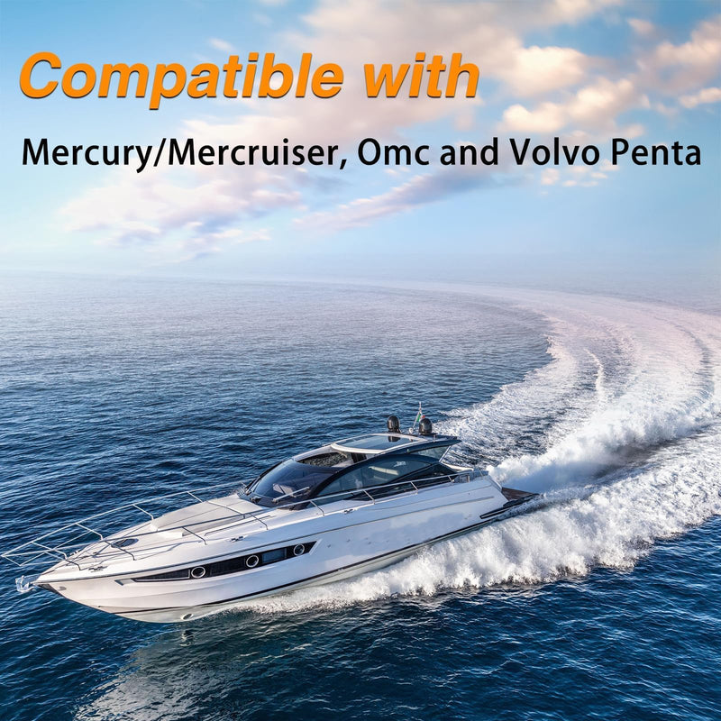 Oil Pressure Sender Sensor Sending Unit Compatible with Mercury Mercruiser Volvo Penta Omc Replace#: 815425T 8M0068784 3857532 18-5899