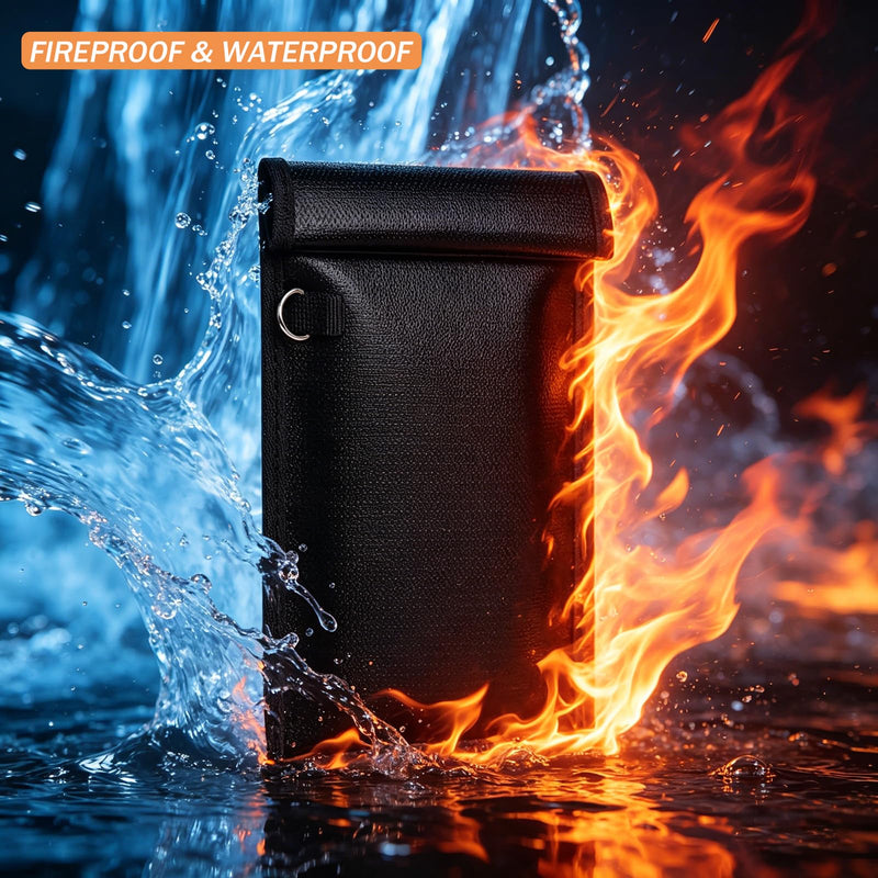 Faraday Bags for Phones and Car Keys, Car Signal Blocking Holder | Faraday Cage Effectively Blocks Signal, Fireproof & Waterproof Faraday Key Fob Protector