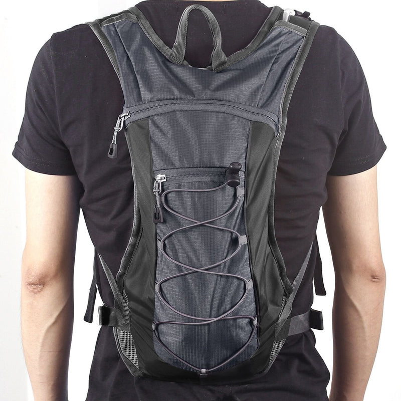 Unigear Hydration Pack Backpack with 70 oz 2L Water Bladder for Running, Hiking, Cycling, Climbing, Camping, Biking Gray