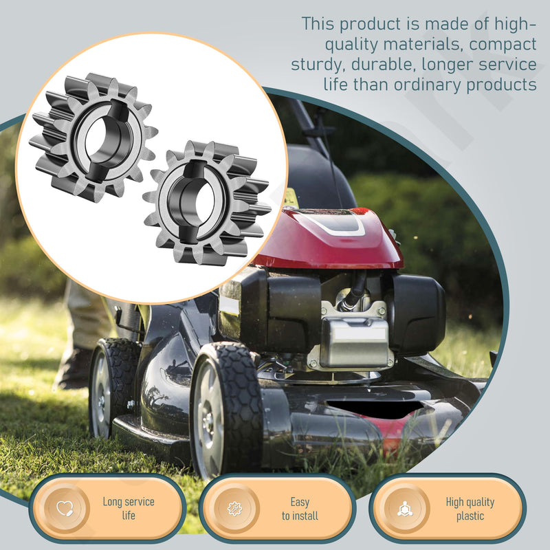 2 Pack 14T Pinion Gears 532404835 Compatible with Husqvarna 5521 BBC, 5521 RS, 6521 RS, 7021 R, HD600L, HD700L, HD725E, HD800BBC, HU600L Specific Lawn Mower - Replaces 404835