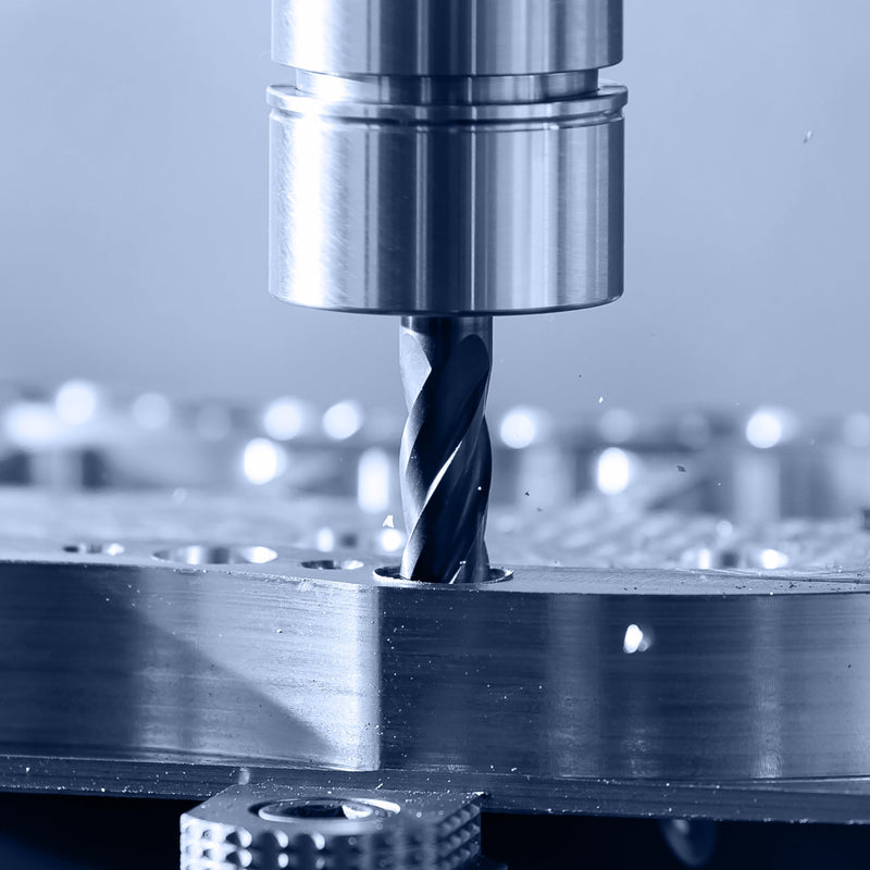 LU&MN Solid Carbide Jobber Drill Bit with Bright Finish-118° Split Point for Industrial Use on Cast Iron, Stainless Steel, Aluminum, etc.-3/16" Dia, 2 Pcs 3/16 in