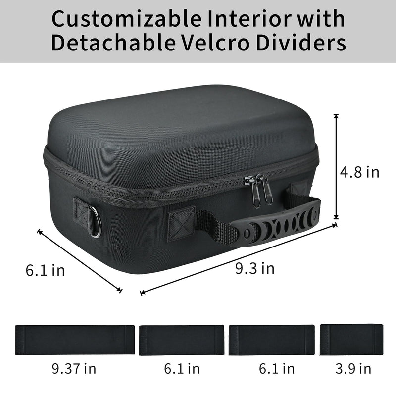Camera Case for Sony Alpha 7 VI III IV/7R V, Hard EVA Protective Bag | EVA Shell, Shoulder Strap, 4 Adjustable Dividers Compact Travel Bag