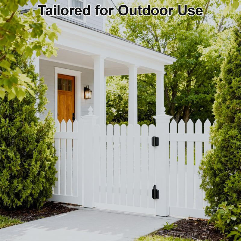 Black Self Closing Gate Hinges Self-Aligning Heavy Duty Spring Hinges ，Adjustable Tension ， Pool Safety Hinge，Square Post, Aluminum Gates ，Swing Close (1, Black) 1