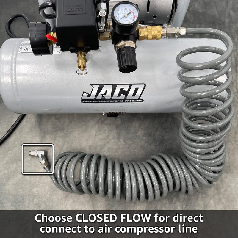 JACO Advanced Angled Tire Air Chuck - 1/4" NPT (Pack of 2) (Open Flow) Open Flow