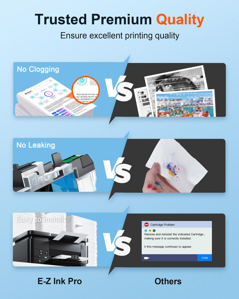 E-Z Ink Pro Compatible for Brother LC3013 Ink Cartridges LC3011 LC3013XL | LC3013 Ink Cartridges bk/c/m/y LC3011 LC 3013 for Brother MFC-J491DW MFC-J497DW MFC-J895DW MFC-J690DW (2B/1C/1M/1Y-5 Pack) LC3013XL_05P-2B1C1M1Y LC3013XL-5P