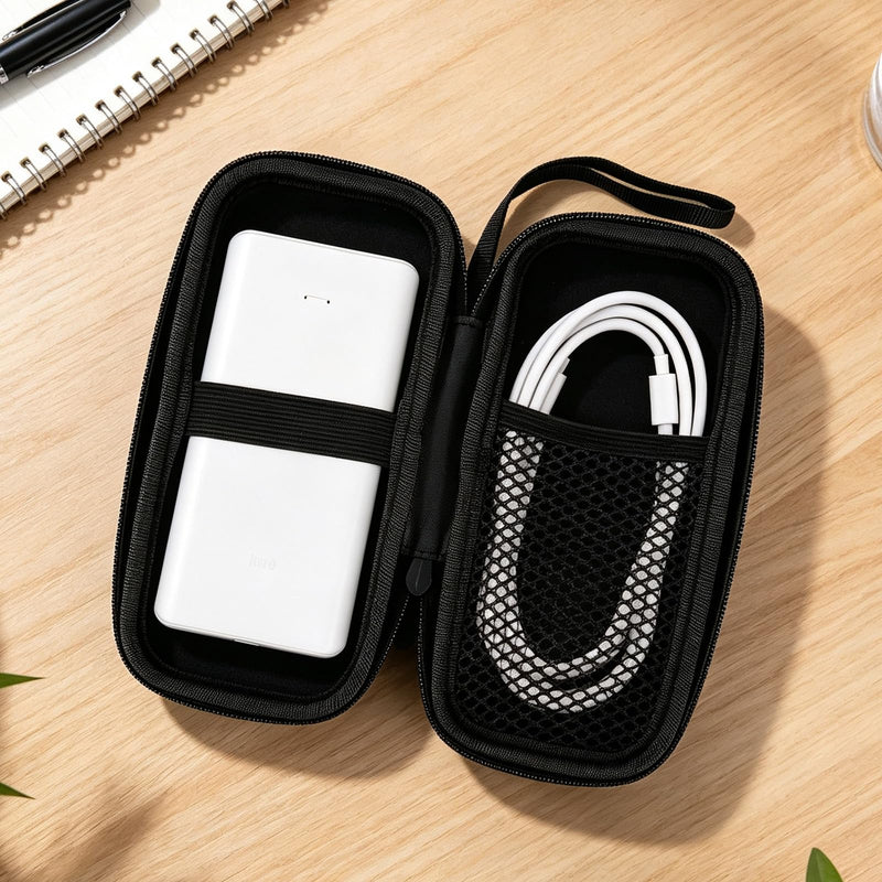 26,250mAh 300W Protective Hard Case for Anker Prime Power Bank (Black) | Shockproof, Water-Resistant, Portable Travel Bag with Strap & Zipper