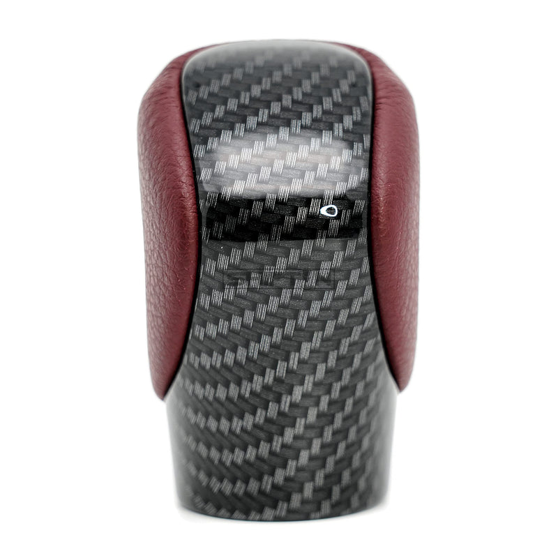 Gear Shift Knob Shifter for Lexus ES GS GX is NX RC RX 200t 300 350 3450h 450hL 350L (Rioja Red Rose/Carbon Fiber Pattern) Rioja Red Rose / Carbon Fiber Pattern