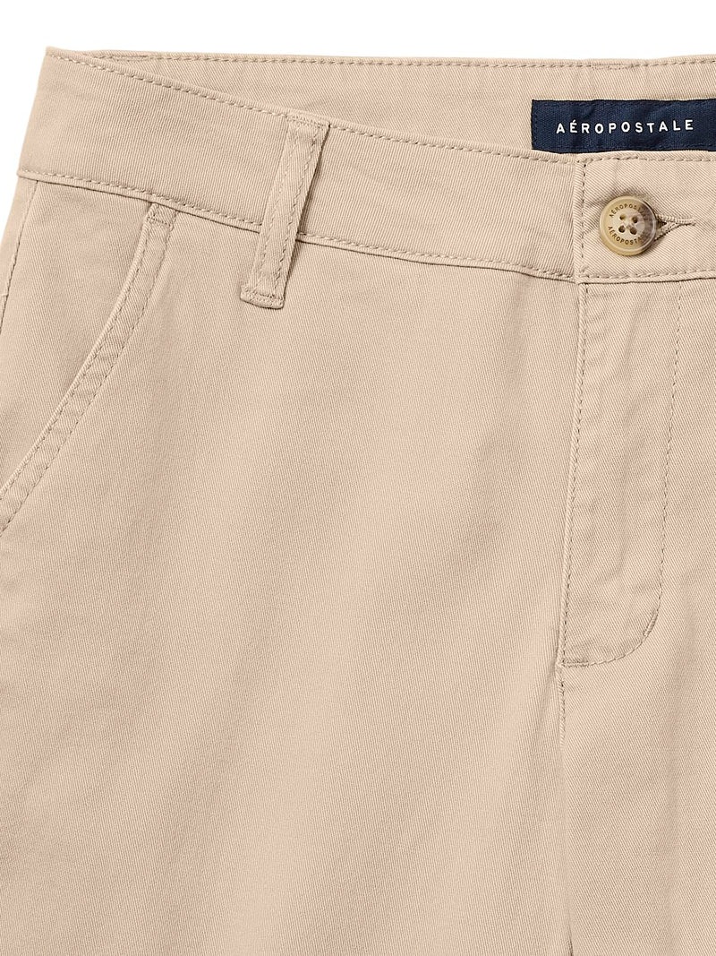 Aeropostale Women's Aero Classic Uniform Pant 4 Summer Tan